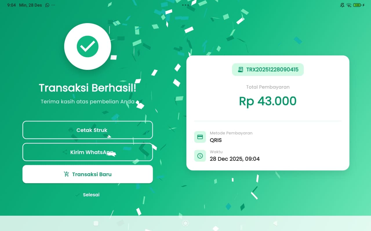 SKALA POS Digital Receipt